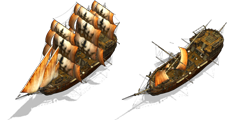 Корабль NPC в игре SeaFight: Almirante