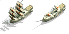 Корабль NPC в игре SeaFight: Esmeralda