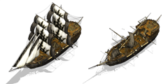 Корабль NPC в игре SeaFight: Santa Lucia