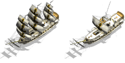  Злитный пиратский корабль в игре SeaFight Level 1